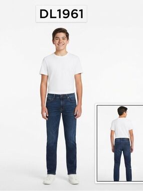 DL1961 Boys Brady Slim Adjustable Waist Jeans 16